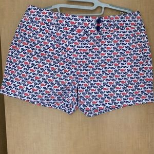 Vineyard Vines Flag Whale Shorts Size 4 NWOT